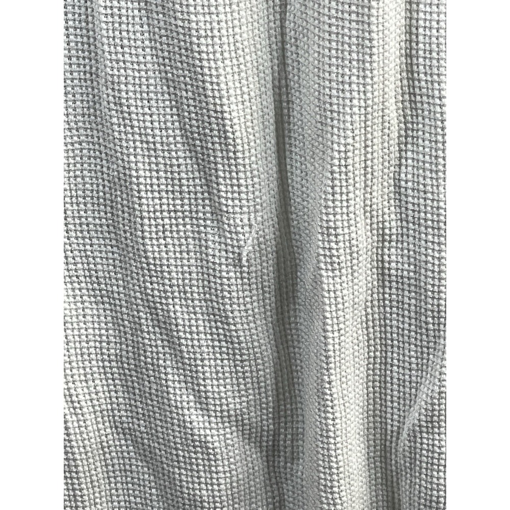 DKNY Womens L White Waffle‎ Knit Hooded Sleep Shirt Lounge Dress - Picture 10 of 11